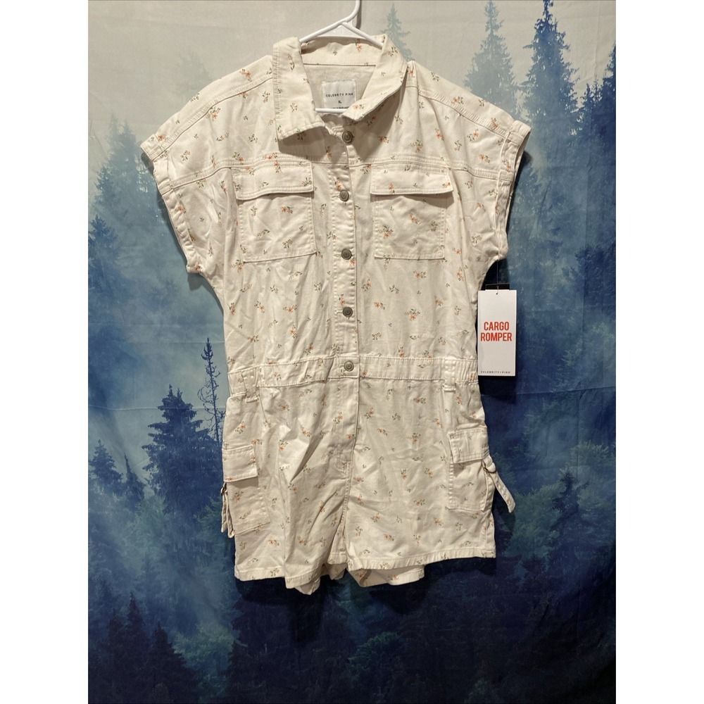 Celebrity Pink Cargo‎ Romper Size XL